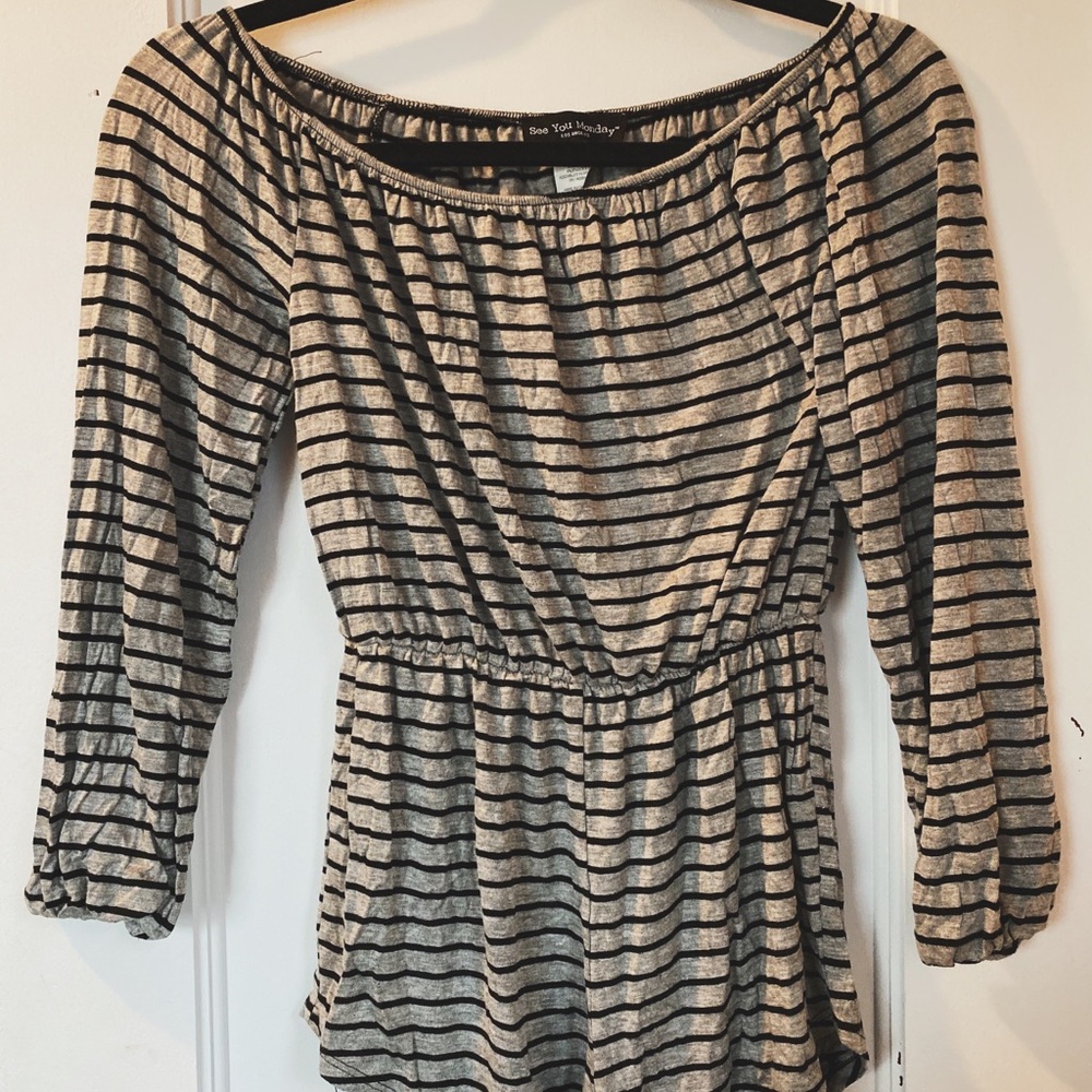 Off the Shoulder Romper